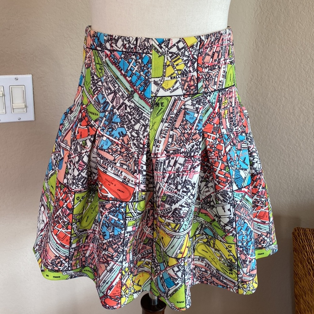 Carte Neoprene Mini Skirt by Maeve from Anthropologie